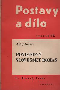 109217. Mráz, Andrej – Povojnový slovenský román