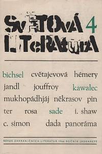116452. Světová literatura, Revue zahraničních literatur, Ročník XI., číslo 4 (1966)