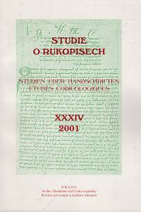 118630. Studie o rukopisech XXXIV. (2001)