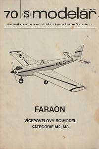 148643. Fara, Jaroslav – Faraon, Vícepovelový RC model kategorie M2, M3
