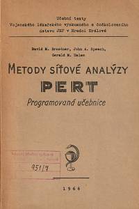149970. Dresdner, David M. / Speach, John A. / Uslan, Gerald M. – Metody síťové analýzy PERT, Programovaná učebnice