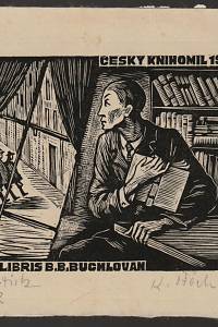 211680. Štěch, Karel – Český knihomil 1940, Ex-libris B.B. Buchlovan