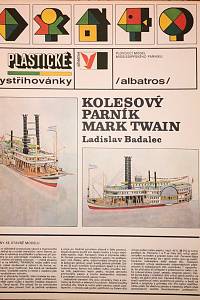 153097. Badalec, Ladislav – Kolesový parník Mark Twain, Plovoucí model mississippského parníku