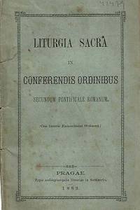 154073. Liturgia sacra in conferendis ordinibus secundum Pontificale Romanum