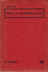 154841. Gide, André – Návrat ze Sovětského svazu
