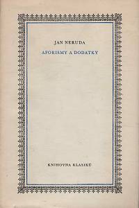 75414. Neruda, Jan – Aforismy a dodatky