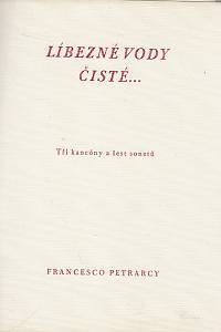 111208. Petrarca, Francesco / Mejstřík, Milan – Líbezné vody čisté : tři kancony a šest sonetů (podpis)