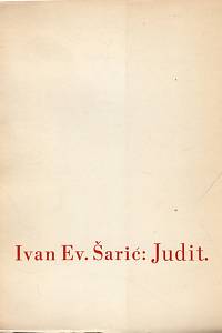 25179. Šarić, Ivan Evandelista – Judit (podpis)