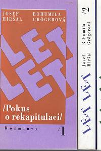 111784. Hiršal, Josef / Grögerová, Bohumila – Let let : pokus o rekapitulaci