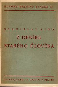 105180. Zima, Stanislav – Z deníku starého člověka, verše