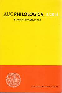 105464. Acta Universitatis Carolinae - Philologica - Slavica Pragensia XLII