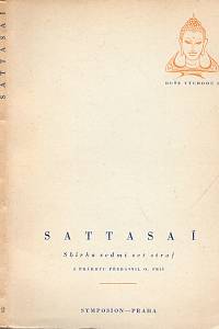 21737. Hála, Sátaváhana – Sattasaí : sbírka sedmi set strof