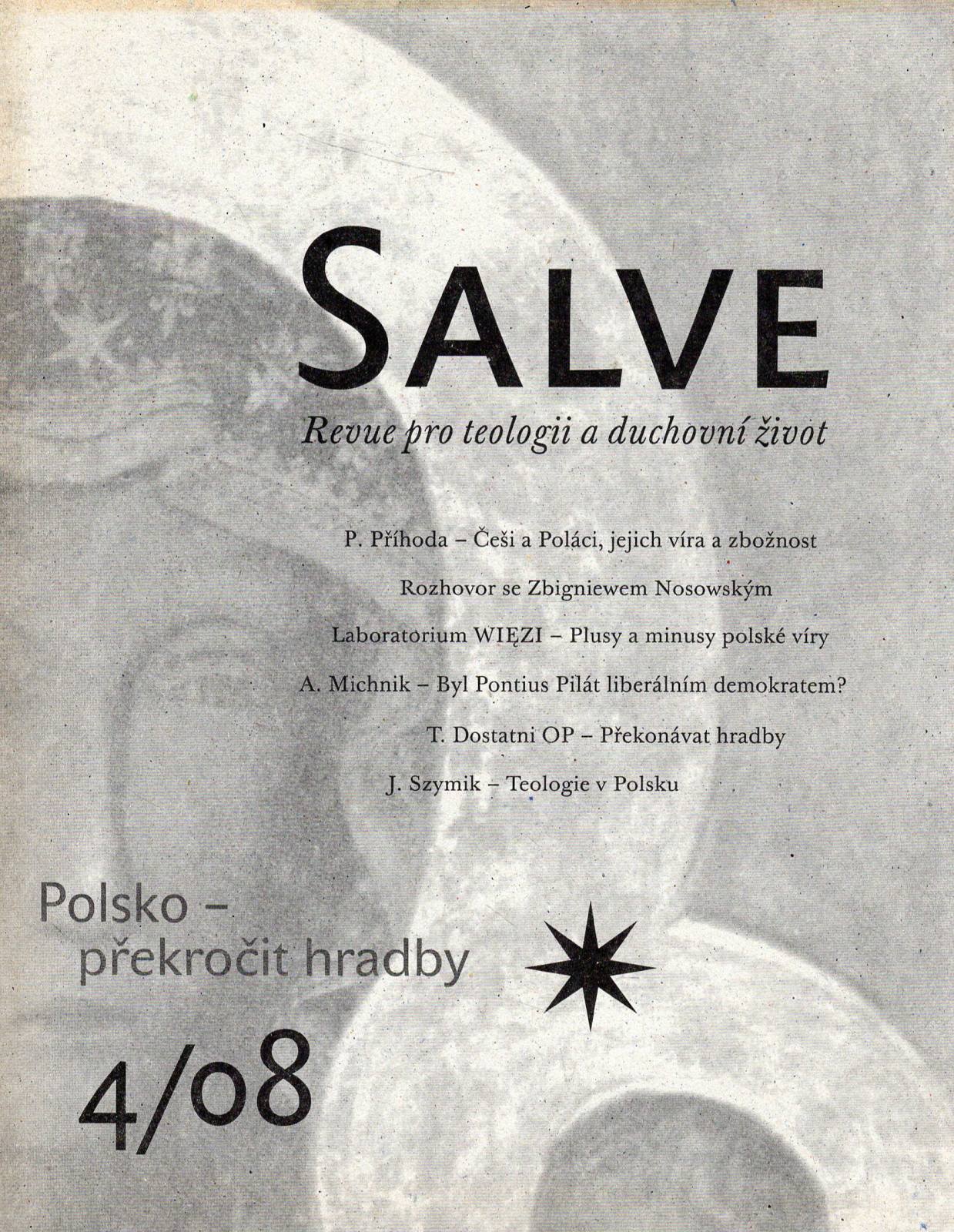 Salve, Revue pro teologii a duchovní život 4/08 - Polsko - překročit hradby