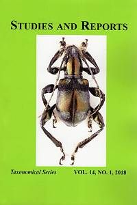 107599. Studies and Reports, Taxonomical Series, Vol 14, No. 1, 2018