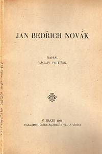 107784. Vojtíšek, Václav – Jan Bedřich Novák (podpis)