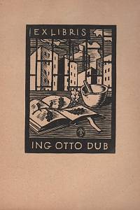 204840. Burka, Antonín – Ex libris Ing Otto Dub
