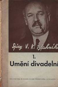 115960. Blahník, Vojtěch Kristian – Umění divadelní