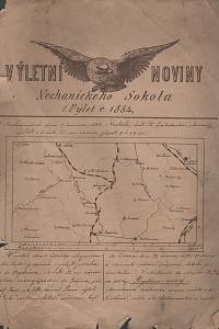 116060. Výletní noviny Nechanického Sokola, 1. Výlet r. 1884 / Výletní listy Nechanického Sokola, Druhý výlet 1884 / Slavnostní list Sokola Nechanického / Výletní noviny Sokola Čáslavského.