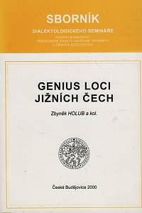 109839. Genius loci jižních Čech, Sborník dialektologického semináře