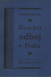 91236. Lipš, František – Domácí odboj v Písku.