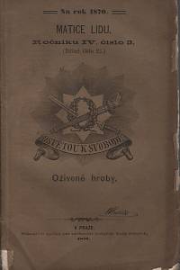 32684. Sabina, Karel – Oživené hroby : obrázky od Karla Sabiny