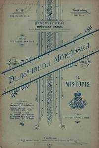 118170. Kramoliš, Čeněk – Vlastivěda moravská. II. - Místopis Moravy. Díl I. místopisu - Brněnský kraj. Číslo 9. - Bučovský okres.
