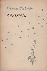 19277. Bochořák, Klement – Zápisník 