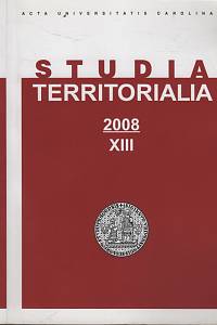 32560. Studia territorialia XIII. (2008) - Ostrovy občanské autonomie? Tradiční samosprávné instituce v převratových letech 1944/45 a 1989/90