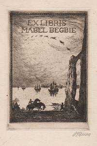 200933. Henne, Arthur – Ex Libris Mabel Begbie