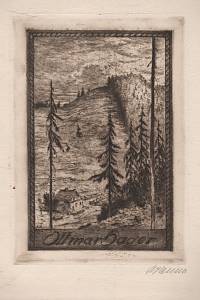 202699. Henne, Arthur – [Ex libris] Ottmar Hager