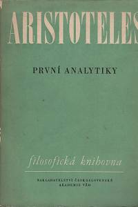 4776. Aristoteles – Organon III. - První analytiky