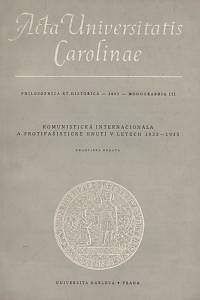 16029. Hrbata, František – Komunistická internacionála a protifašistické hnutí v letech 1933-1935
