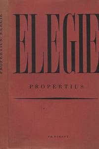 26166. Propertius, Sextus – Elegie