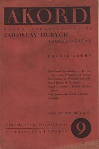 119333. Akord, Ročník II., číslo 9 (1929)