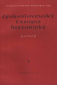 123564. Československý časopis historický, Ročník IX., číslo 2 (1961)