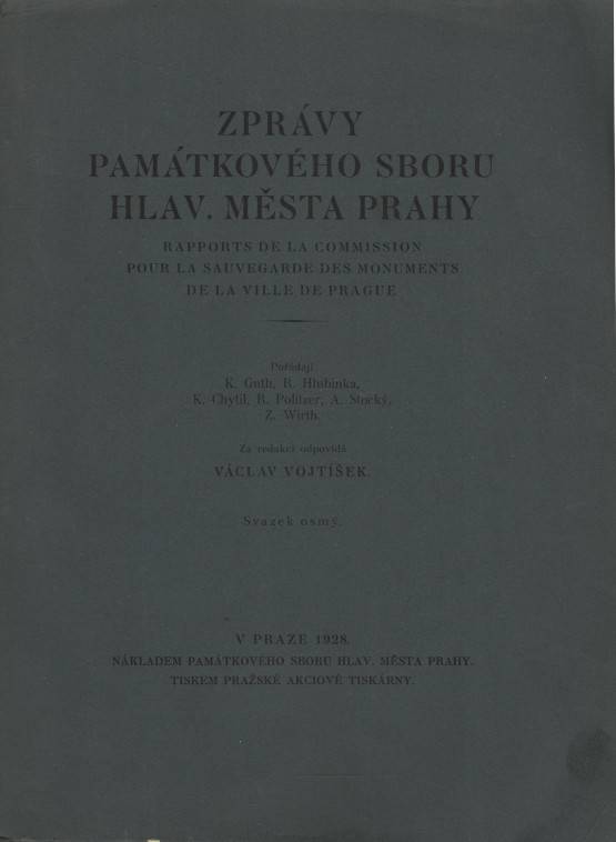 Zprávy Památkového sboru hlav. města Prahy VIII. (1928)