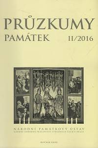 125023. Průzkumy památek, Ročník XXIII., číslo 2 (2016) 