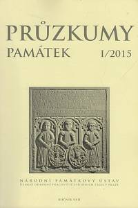 68799. Průzkumy památek, Ročník XXII., číslo 1 (2015)