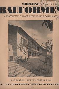 126533. Moderne Bauformen, Monatshefte für Architektur und Raumkunst, Jahrgang XL., Heft 2 (Februar 1941)
