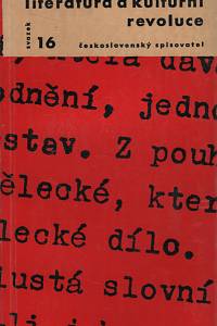 6240. Štoll, Ladislav – Literatura a kulturní revoluce, Projev na celostátní konferenci Svazu československých spisovatelů