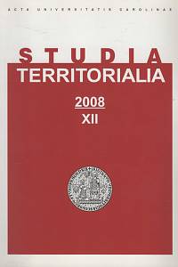 127458. Studia territorialia XII. (2008) - Sborník prací katedry amerických studií IMS FSV UK