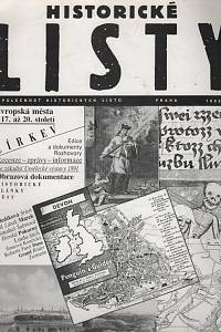 127902. Historické listy. Č. 2 (1992)