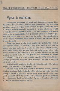 128113. Regéczyová, Oľga / Klocháň, F. – Výzva k rodinám.