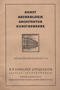 128899. Kunst, Archäologie, Architektur, Kunstgewerbe