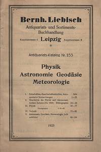 128900. Physik, Astronomie, Geodäsie, Meteorologie