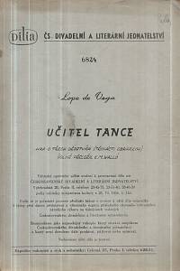 129296. Vega, Lope de – Učitel tance