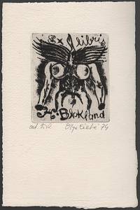 204704. Čechová, Olga – Fénix : Ex libris H. Blokland