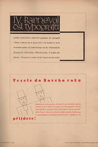 Grafická práce, List československých typografů s ukázkami grafických prací, Ročník VI., číslo 1-4 (1932)