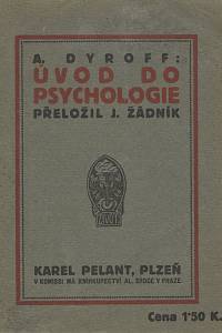 129867. Dyroff, Adolf – Úvod do psychologie