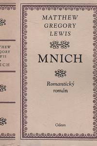 1461. Lewis, Matthew Gregory – Mnich, Romantický román